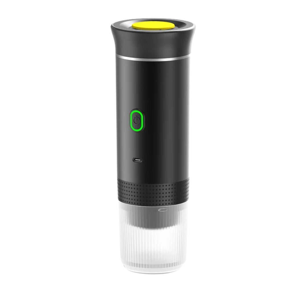 Battery coffee machine - freshly brewed coffee at the touch of a button